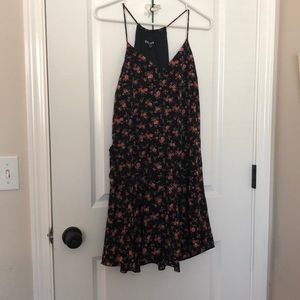 Spaghetti strap floral flowy dress